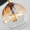 Koyoto Plafonnier, Boule lumineuse Laiton, Noir, 5 lumières