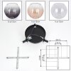 Koyoto Plafonnier, Boule lumineuse Ambre, Clair, Fumé, 3 lumières