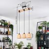 Lindberg Suspension, Suspension Écru, Noir, 3 lumières
