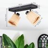 Lindberg Plafonnier, Spot de plafond Noir, 2 lumières
