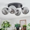 Chehalis Plafonnier, Boule lumineuse Fumé, 4 lumières
