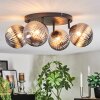 Chehalis Plafonnier, Boule lumineuse Fumé, 4 lumières