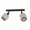 ROSLEY Plafonnier, Spot de plafond Luminaires Eglo Noir, 2 lumières