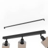 ROSLEY Plafonnier, Spot de plafond Luminaires Eglo Noir, 3 lumières