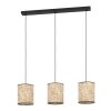 BUTTERBURN Suspension Luminaires Eglo Noir, 3 lumières