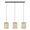 BUTTERBURN Suspension Luminaires Eglo Noir, 3 lumières