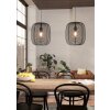 RINROE Suspension Luminaires Eglo Noir, 2 lumières