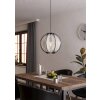 WAVERTON Suspension Luminaires Eglo Noir, 1 lumière