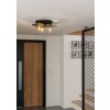 LINTMILL Plafonnier, Applique murale Luminaires Eglo Laiton, Noir, 3 lumières