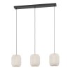 BELGRAVE Suspension Luminaires Eglo Noir, 3 lumières