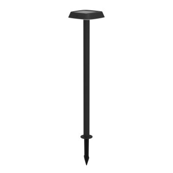 DREOLI Lampe solaire Luminaires Eglo LED Noir, 1 lumière, Détecteur de mouvement