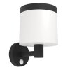PANTETE Lampe solaire Luminaires Eglo LED Noir, 1 lumière, Détecteur de mouvement