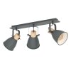 COSWARTH Plafonnier, Spot de plafond Luminaires Eglo Anthracite, Brun, Blanc opale