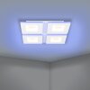 PADROGIANO-Z Plafonnier Luminaires Eglo LED Blanc, Changeur de couleurs