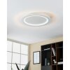PADROGIANO-Z Plafonnier Luminaires Eglo LED Blanc, Changeur de couleurs