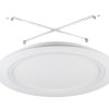 PADROGIANO-Z Plafonnier Luminaires Eglo LED Blanc, Changeur de couleurs