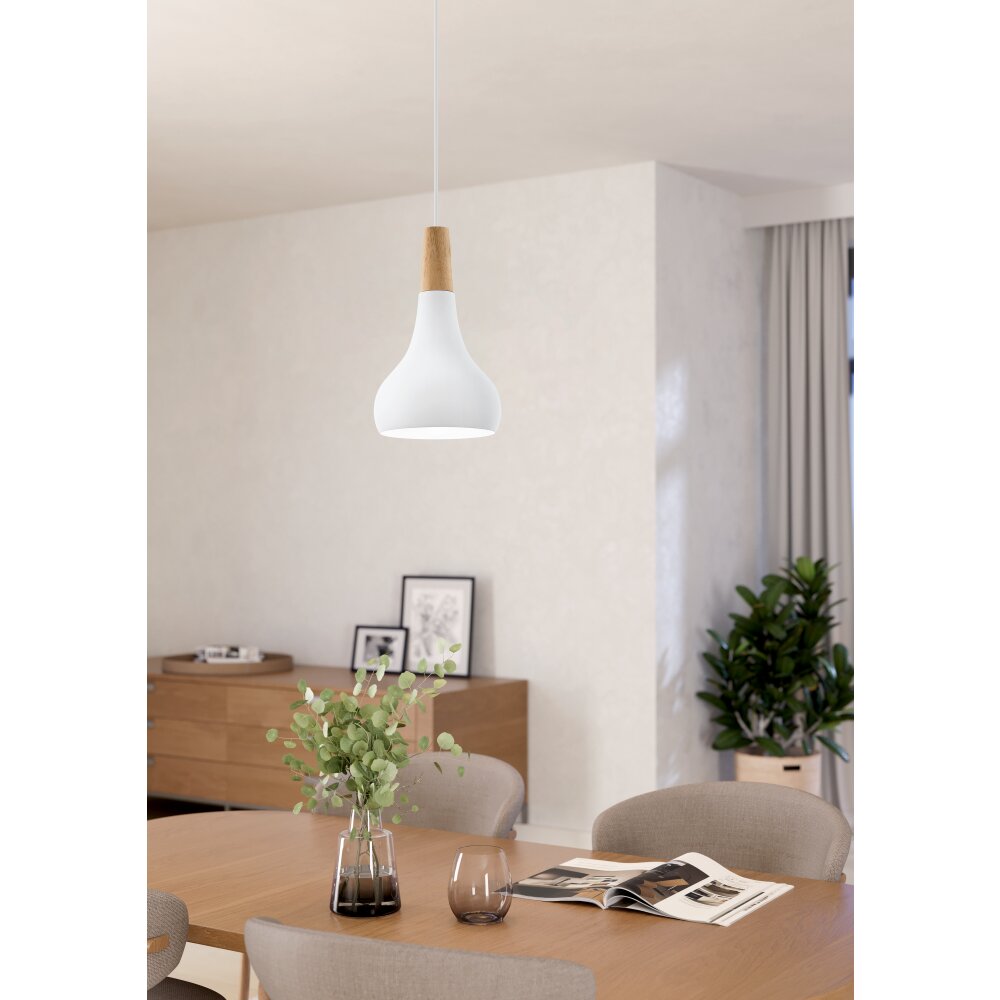 SABINAR Suspension Luminaires Eglo Blanc main product photo