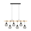 EGLO Suspension Luminaires Eglo Brun, Noir, 6 lumières