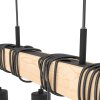 EGLO Suspension Luminaires Eglo Brun, Noir, 6 lumières