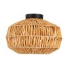 SHELDON Plafonnier Luminaires Eglo Noir, 1 lumière