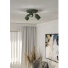 TILSTON Plafonnier, Spot de plafond Luminaires Eglo Vert, 3 lumières