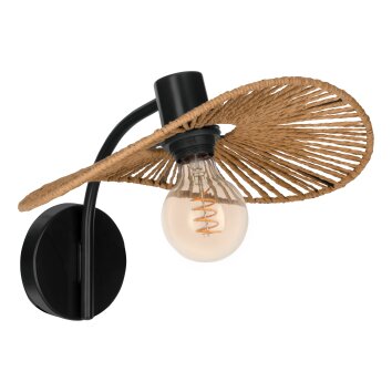 SIRUELA Applique murale Luminaires Eglo Noir, 1 lumière