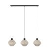 MIDSUMER Suspension Luminaires Eglo Noir, 3 lumières