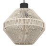 MIDSUMER Suspension Luminaires Eglo Noir, 3 lumières