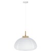 SUMMERHILL Suspension Luminaires Eglo Brun, Blanc, 1 lumière