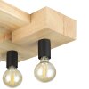 HALKIN Plafonnier Luminaires Eglo Brun, Noir, 4 lumières