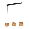 SHELDON Suspension Luminaires Eglo Noir, 3 lumières