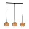 SHELDON Suspension Luminaires Eglo Noir, 3 lumières
