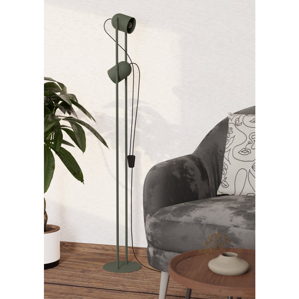 TILSTON Lampadaire Luminaires Eglo Vert, 2 lumières main product photo