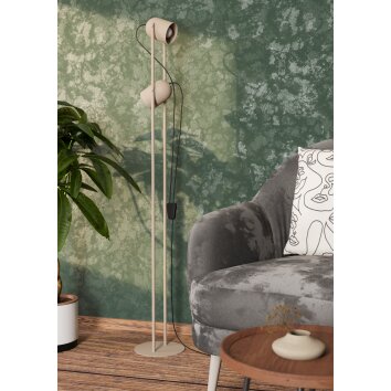 TILSTON Lampadaire Luminaires Eglo Sable, 2 lumières