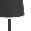 MANNERA-L Lampadaire Luminaires Eglo LED Noir, 1 lumière, Télécommandes, Changeur de couleurs