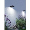 DARFANO Lampe solaire Luminaires Eglo LED Noir, Détecteur de mouvement