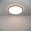 ROVITO Plafonnier Luminaires Eglo LED Noir, Changeur de couleurs