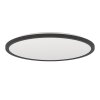 ROVITO Plafonnier Luminaires Eglo LED Noir, Changeur de couleurs