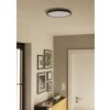 ROVITO Plafonnier Luminaires Eglo LED Noir, Changeur de couleurs