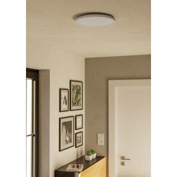 ROVITO Plafonnier Luminaires Eglo LED Blanc, Changeur de couleurs