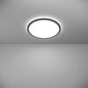 ROVITO Plafonnier Luminaires Eglo LED Noir, Changeur de couleurs