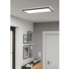ROVITO Plafonnier Luminaires Eglo LED Noir, Changeur de couleurs
