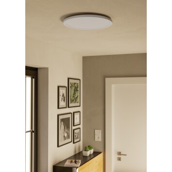 ROVITO Plafonnier Luminaires Eglo LED Blanc, Changeur de couleurs