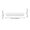ROVITO Plafonnier Luminaires Eglo LED Blanc, Changeur de couleurs