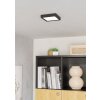 EGLO Plafonnier Luminaires Eglo LED Noir, Changeur de couleurs EGLO Plafonnier Luminaires Eglo LED Noir, Changeur de couleurs