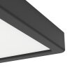EGLO Plafonnier Luminaires Eglo LED Noir, Changeur de couleurs EGLO Plafonnier Luminaires Eglo LED Noir, Changeur de couleurs