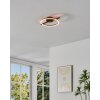 AMANDOLO Plafonnier Luminaires Eglo LED Noir, Télécommandes, Changeur de couleurs
