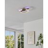 AMANDOLO Plafonnier Luminaires Eglo LED Noir, Télécommandes, Changeur de couleurs
