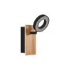 RIELVES Spot de plafond, Applique murale Luminaires Eglo LED Brun, Noir