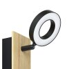 RIELVES Spot de plafond, Applique murale Luminaires Eglo LED Brun, Noir